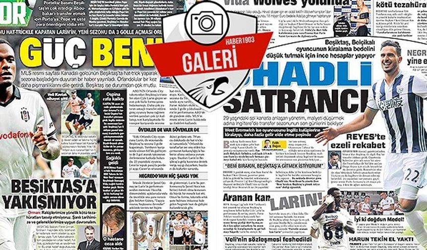 Gazetelerde günün Beşiktaş manşetleri (04.08.2018)