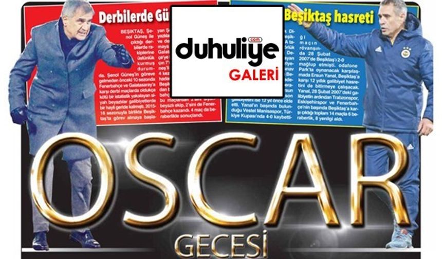 Derbi günü gazete manşetleri (25.02.2019)