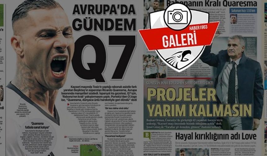 Gazetelerde günün Beşiktaş manşetleri (09.05.2018)