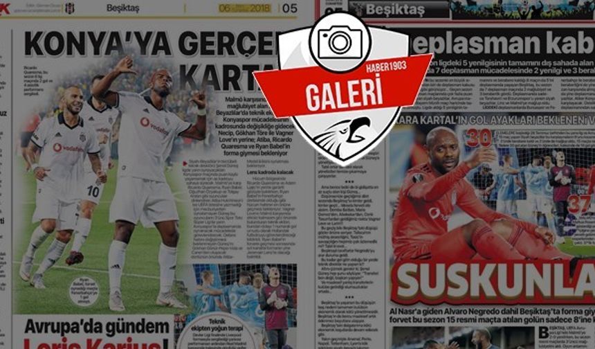 Gazetelerde günün Beşiktaş manşetleri (06.10.2018)