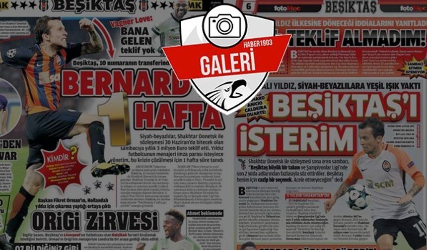 Gazetelerde günün Beşiktaş manşetleri (30.05.2018)