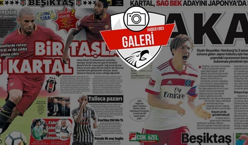 Gazetelerde günün Beşiktaş manşetleri (23.05.2018)