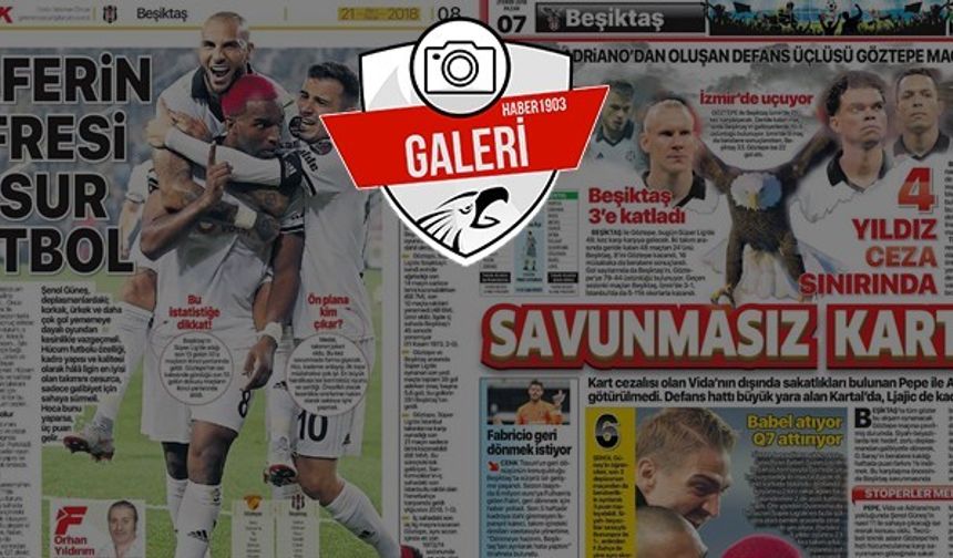 Gazetelerde günün Beşiktaş manşetleri (21.10.2018)