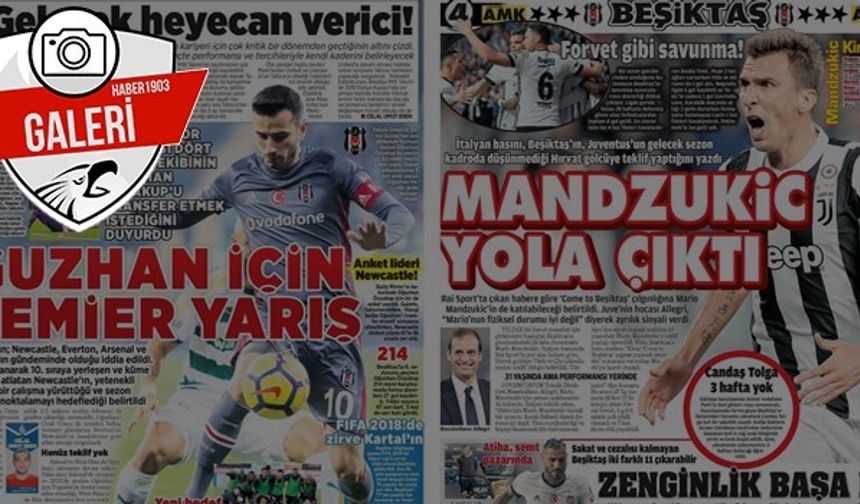 Gazetelerde günün Beşiktaş manşetleri (10.04.2018)