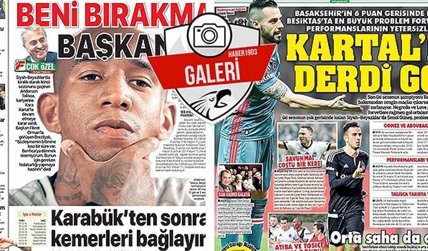 Gazetelerde günün Beşiktaş manşetleri (08.02.2018)