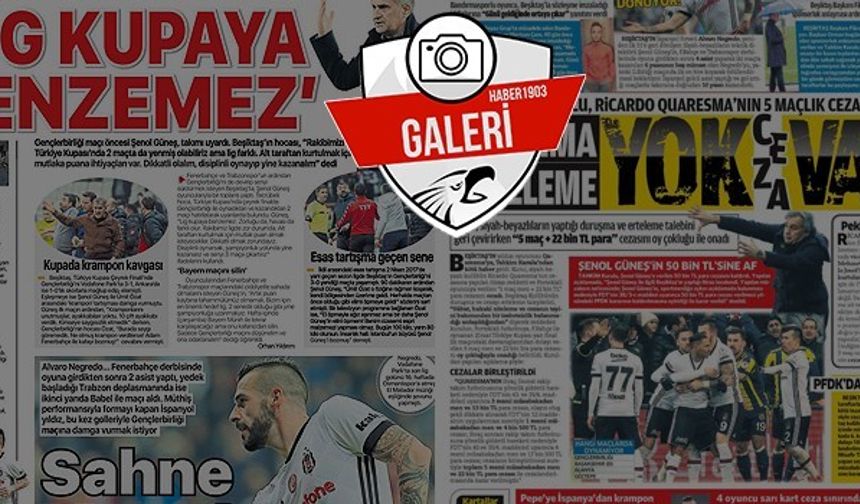 Gazetelerde günün Beşiktaş manşetleri (09.03.2018)