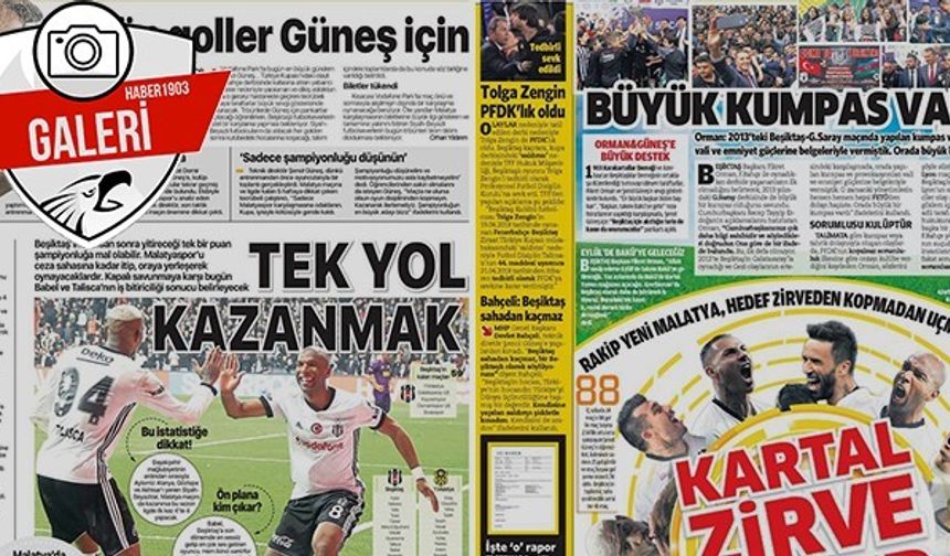 Gazetelerde Beşiktaş manşetleri (22.04.2018)