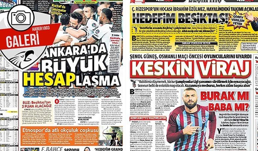 Gazetelerde Beşiktaş manşetleri (12.05.2018)