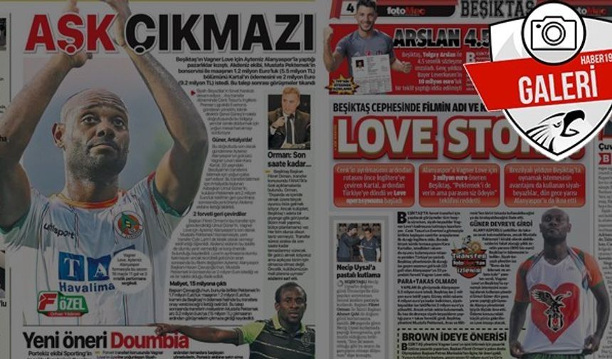 Gazetelerde günün Beşiktaş manşetleri (25.01.2018)