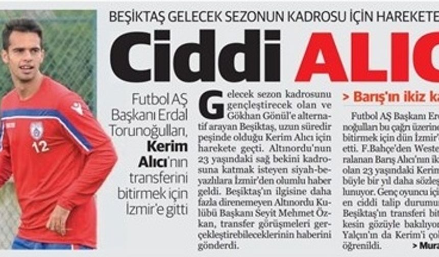 Gazetelerde günün Beşiktaş manşetleri (29 Haziran)
