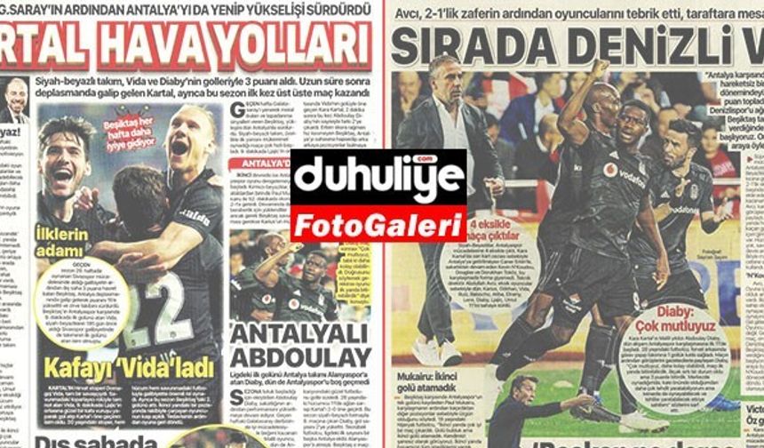 Gazetelerde günün Beşiktaş manşetleri (03.11.2019)