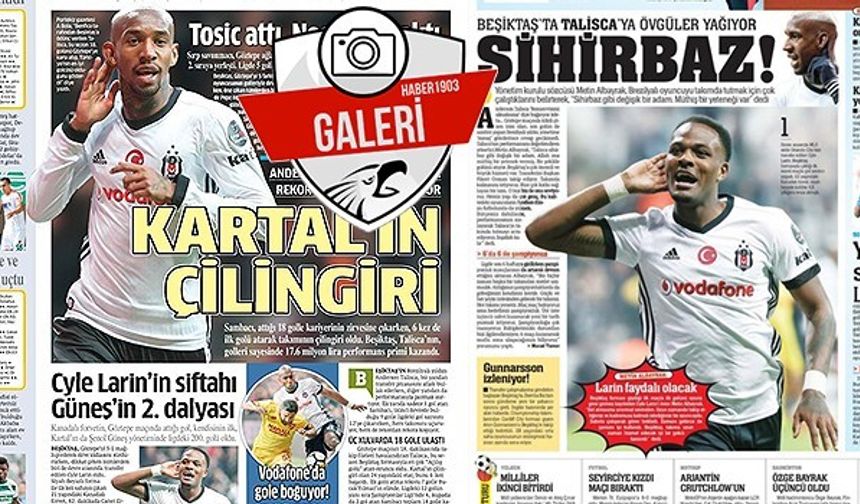 Gazetelerde Beşiktaş manşetleri (09.04.2018)