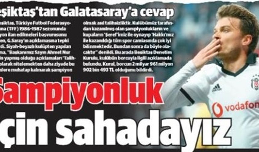 Gazetelerde günün Beşiktaş manşetleri (4 Haziran)