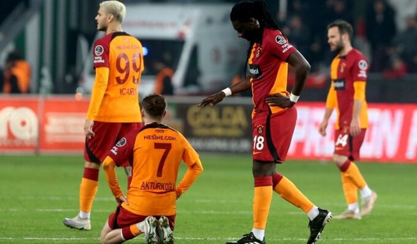 Galatasaray'ın serisi Konya'da bitti