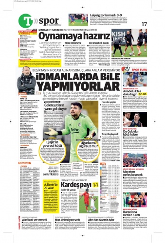 Gazetelerde günün Beşiktaş manşetleri (8 Kasım 2020)