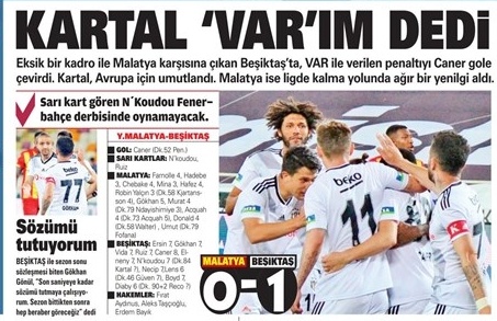 Gazetelerde günün Beşiktaş manşetleri (14 Temmuz)